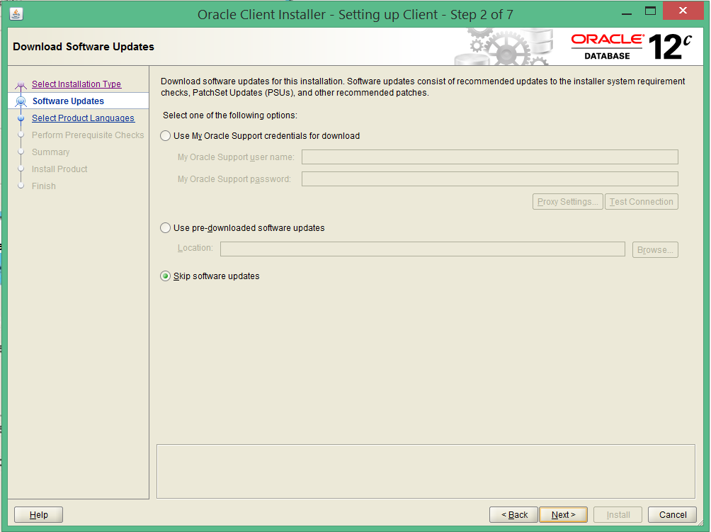 how to download oracle client for windows