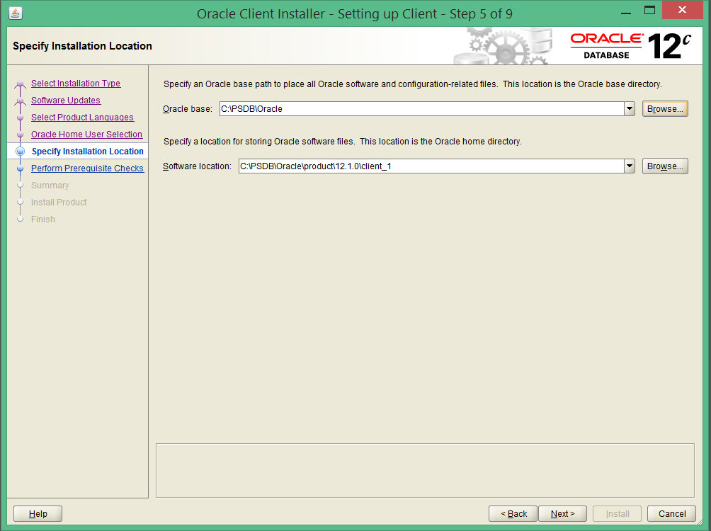 download oracle client 12c