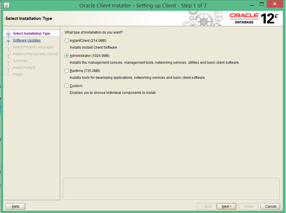 download oracle client for windows 7