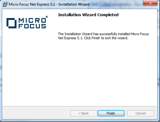 install micro focus net express 5.1 wp 11 on windows