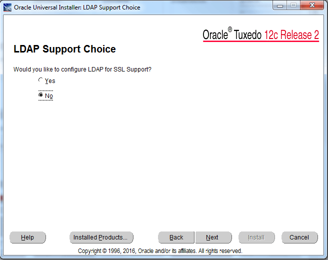 ldap support for tuxedo