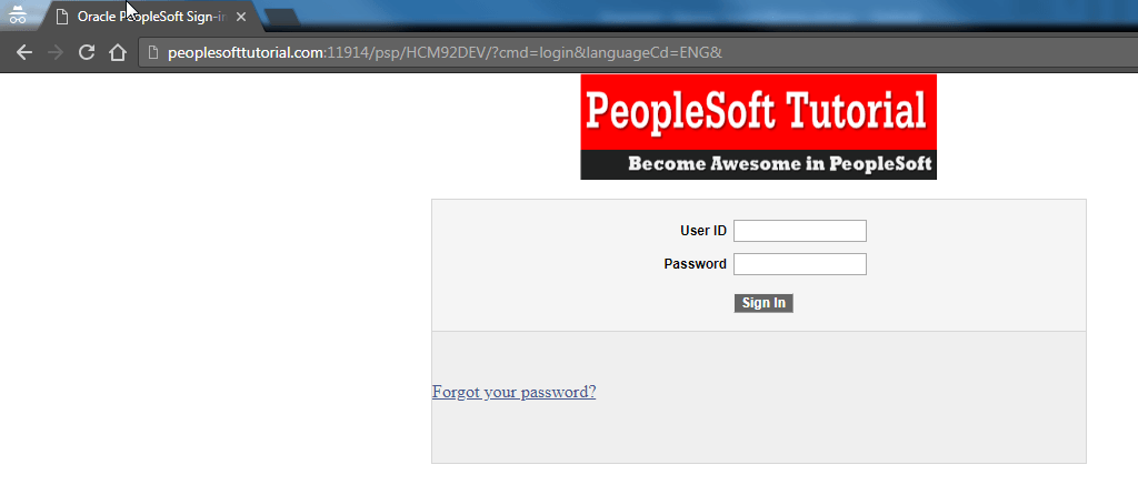 How To Change Oracle PeopleSoft Logo In The Login Page PeopleSoft 