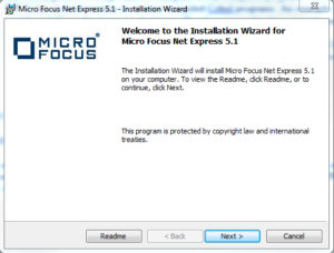 install micro focus net express 5.1 wp 11