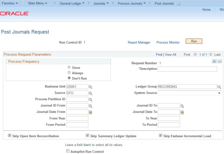 Journal Processing In PeopleSoft General Ledger | PeopleSoft Tutorial