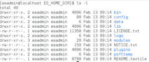 extracted ES_HOME_DIR on Linux