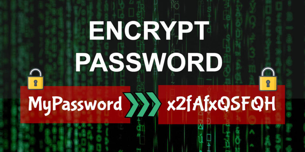 Encrypt Password Data mover