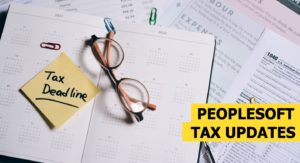 peoplesoft tax updates