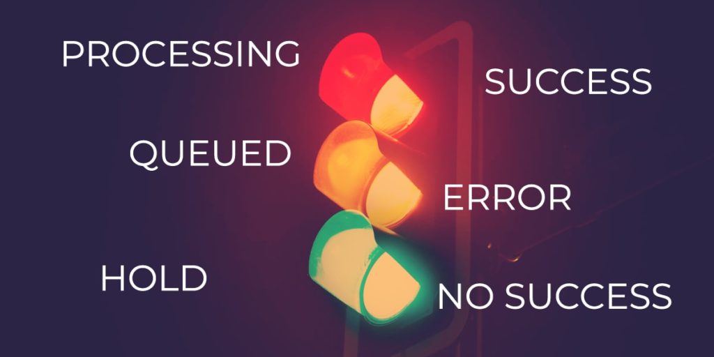 traffic light with run status PeopleSoft Tutorial