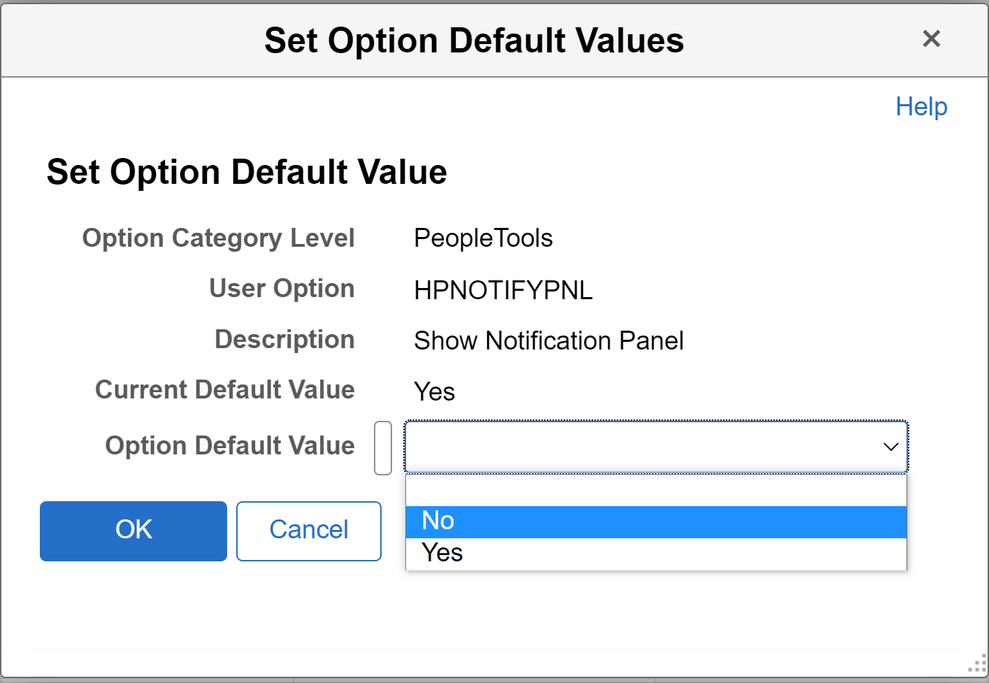 hpnotifypnl-change-default-to-no-peoplesoft-tutorial